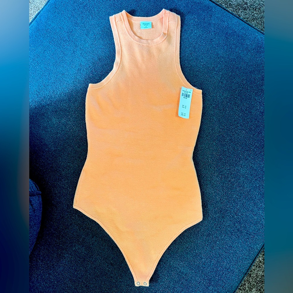 Abercrombie & Fitch peach bodysuit Medium